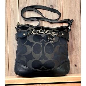 Coach F19730 Signature Chain Crossbody Bag